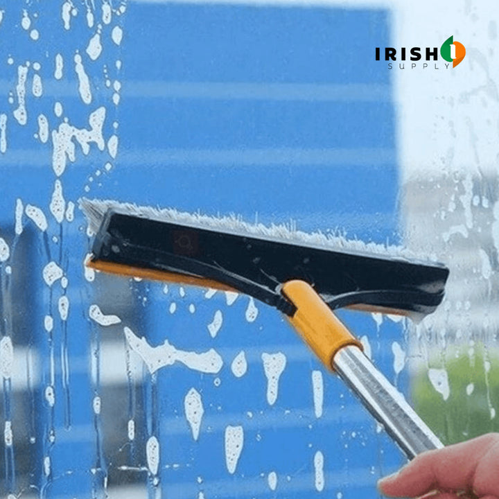 Cleaning Brush Multi-purpose With Swivel Head Squeegee For Grout Tile Floor And Deep Scrubbing - Image 2