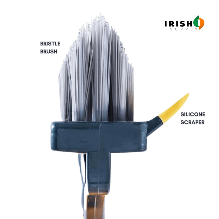 Cleaning Brush Multi-purpose With Swivel Head Squeegee For Grout Tile Floor And Deep Scrubbing - Image 6