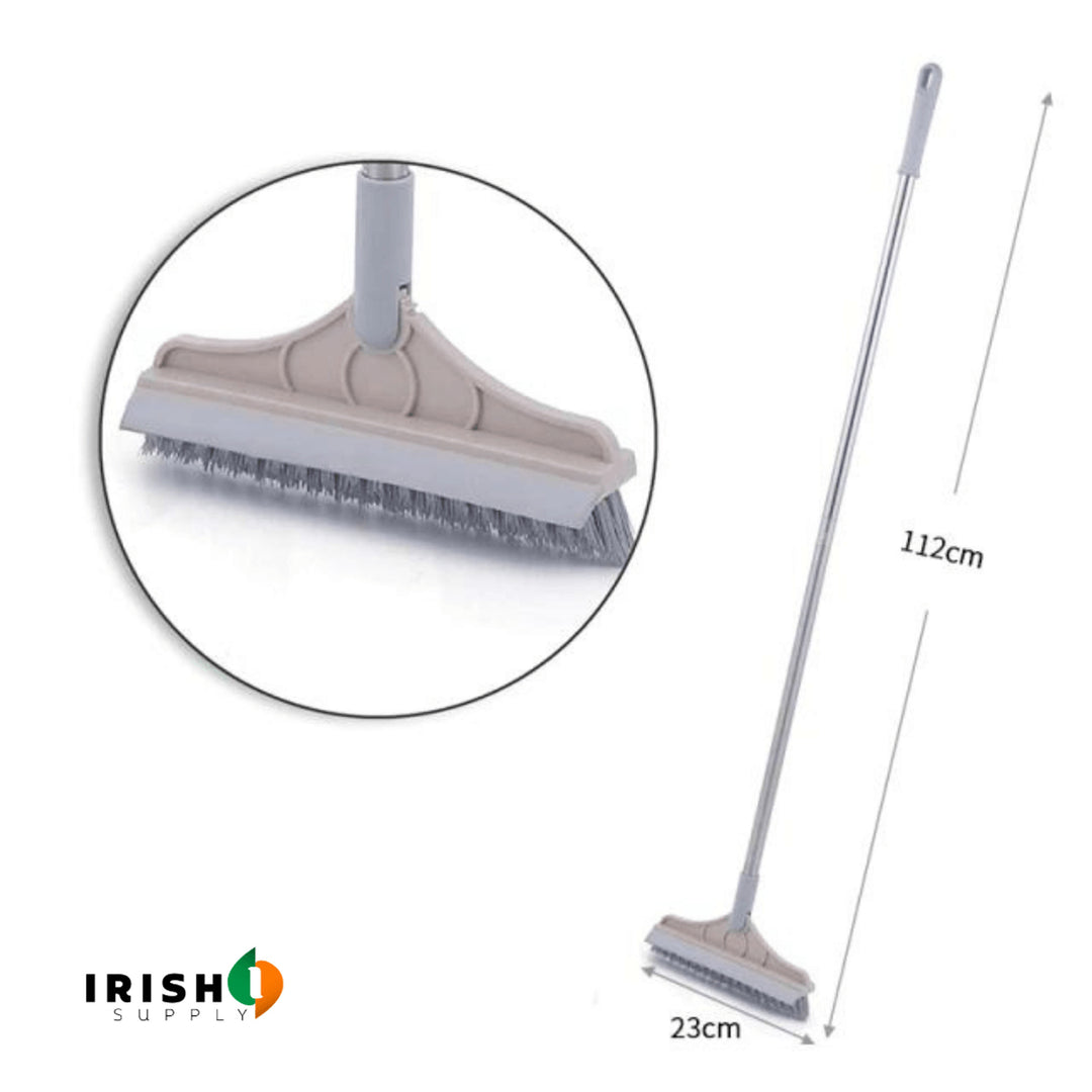 Cleaning Brush Multi-purpose With Swivel Head Squeegee For Grout Tile Floor And Deep Scrubbing - Image 9