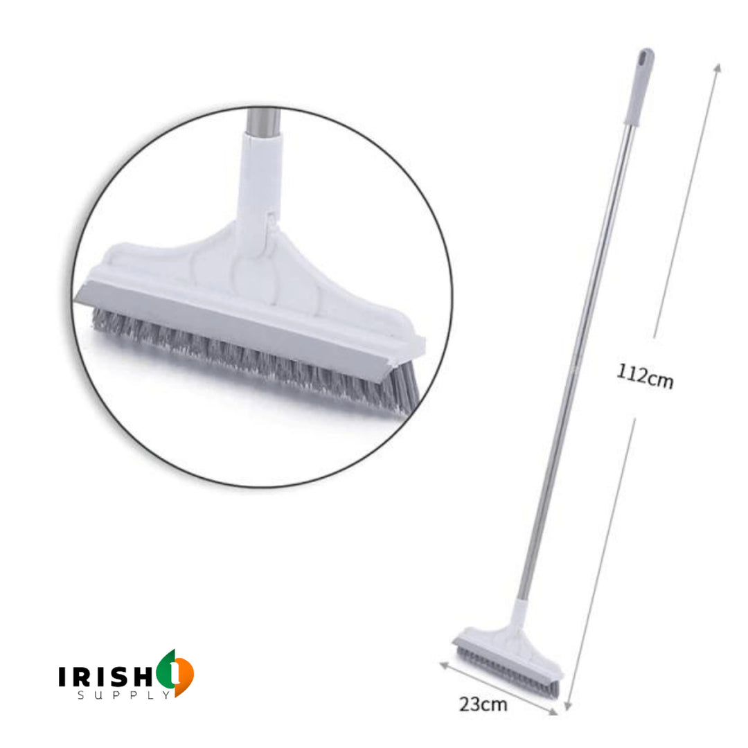 Cleaning Brush Multi-purpose With Swivel Head Squeegee For Grout Tile Floor And Deep Scrubbing - Image 8