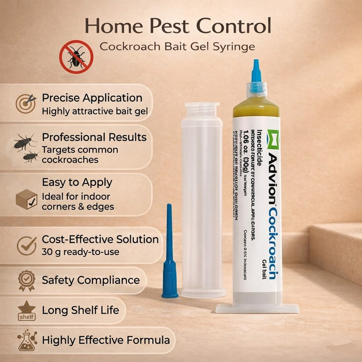 Cockroach Bait Gel Syringe Applicator For Roach Killer Control Indoor Pest Insecticide - Image 3