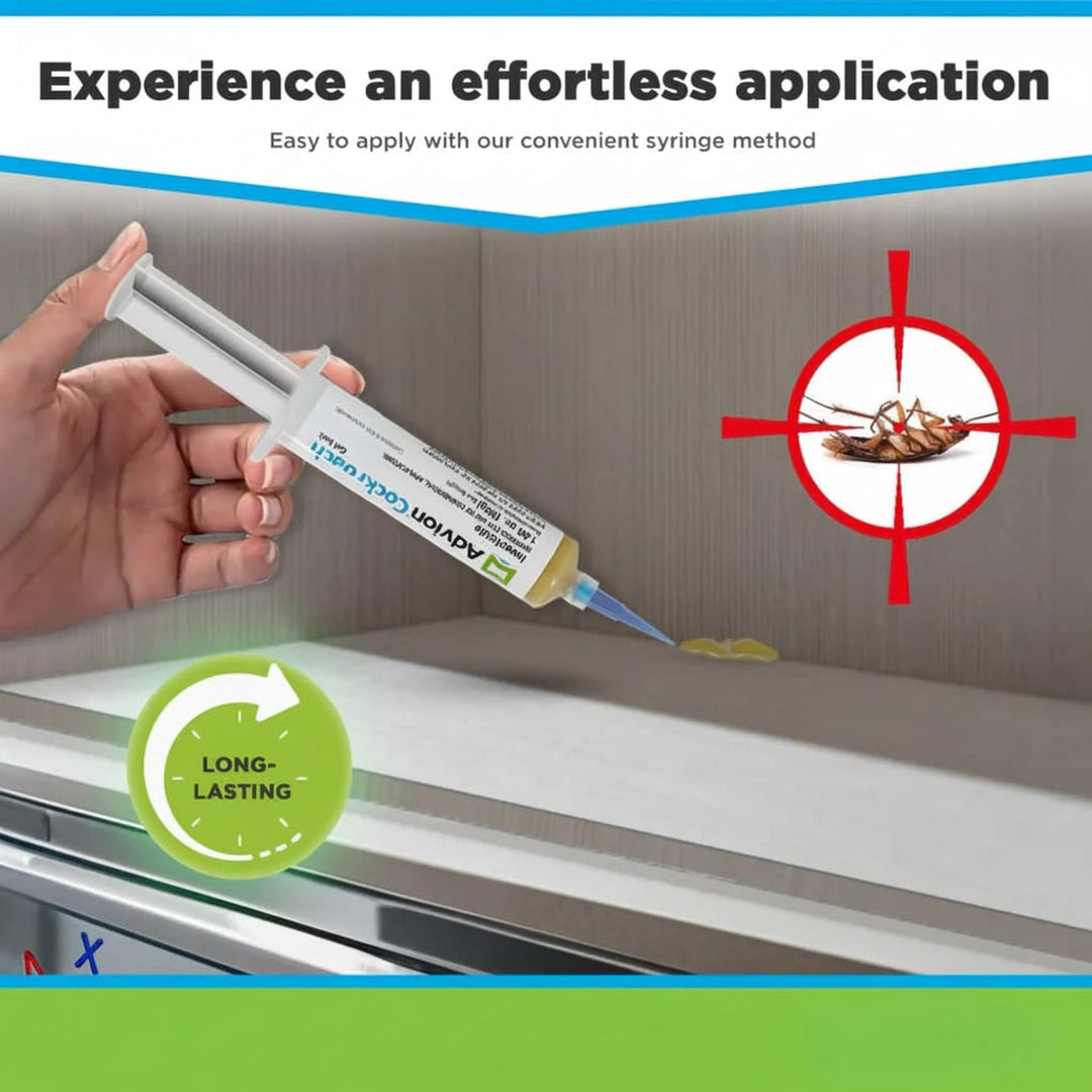 Cockroach Bait Gel Syringe Applicator For Roach Killer Control Indoor Pest Insecticide - Image 2
