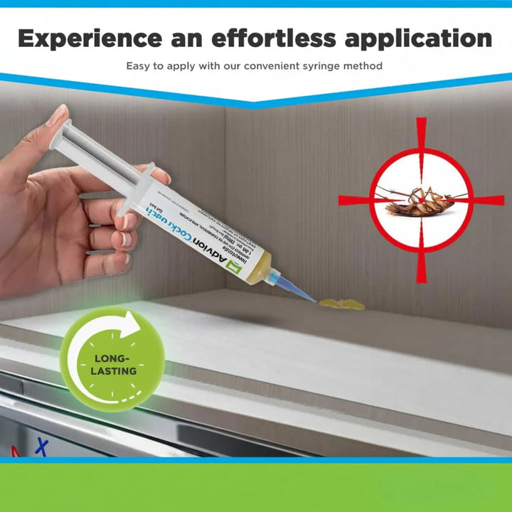 Cockroach Bait Gel Syringe Applicator For Roach Killer Control Indoor Pest Insecticide - Image 2