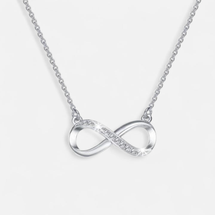 Celzoir | Collier Classy Femme Pendentif Symbole Infini en Argent 925 – Élégance Éternelle et Raffinement Intemporel