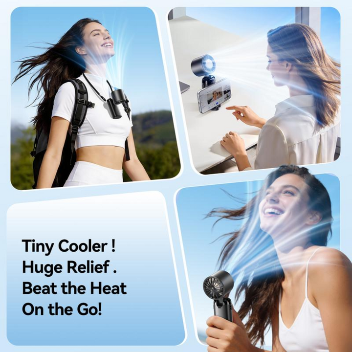 Cooling Portable Fan Handheld Fan USB Rechargeable - Image 6