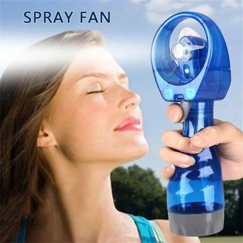 Cooling Portable Handheld Fan Mist Spray Rechargeable - Image 1