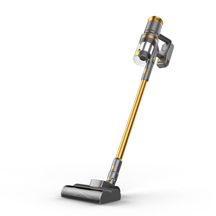Cordless Vacuum Cleaner Stick With Detachable Handheld Unit In Grey And Gold - Image 1