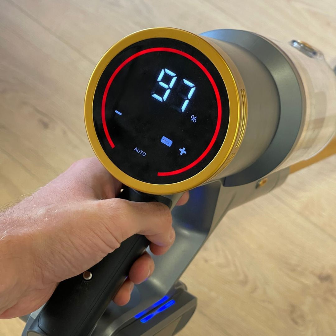 Cordless Vacuum Cleaner Stick With Detachable Handheld Unit In Grey And Gold - Image 3