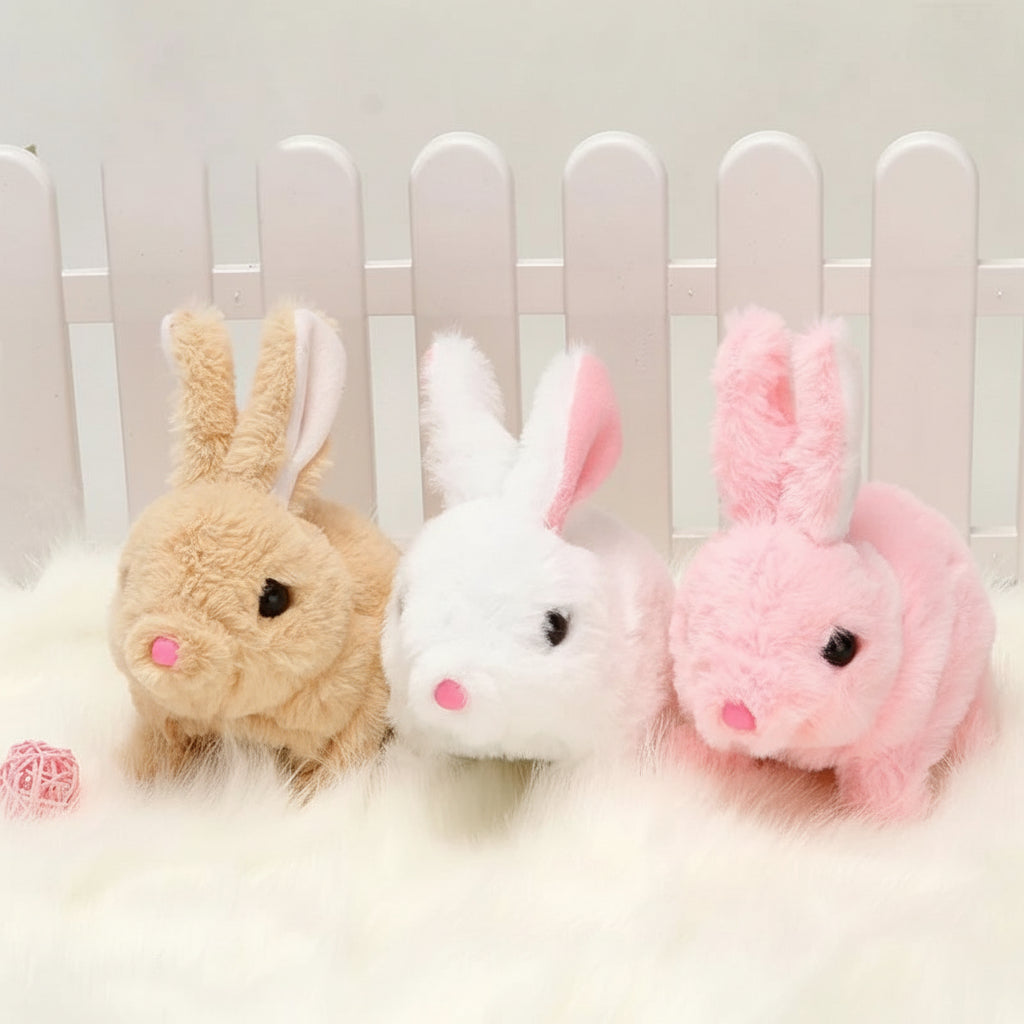 Plush Bunny Toy Interactive Walking Rabbit Sound Kids