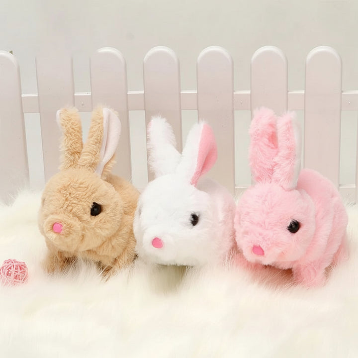 Plush Bunny Toy Interactive Walking Rabbit Sound Kids