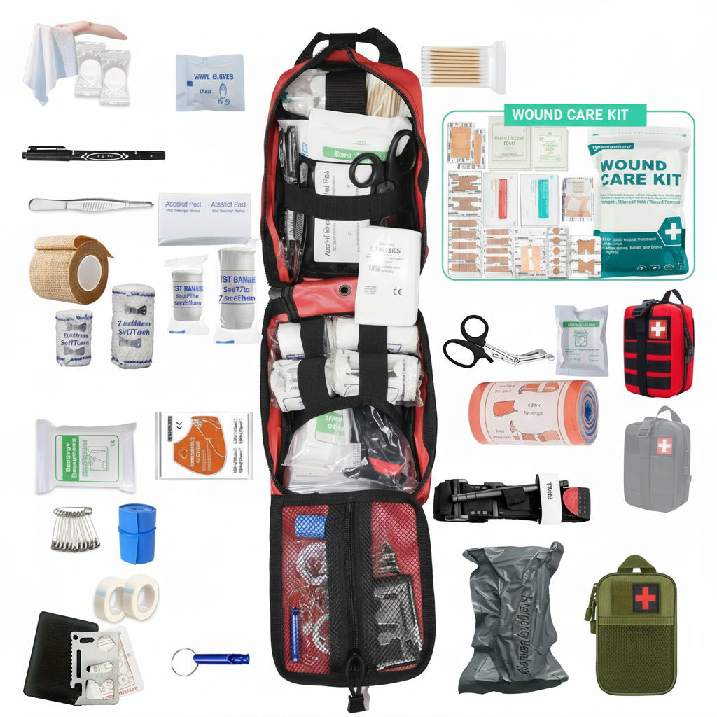 First Aid Kit Portable Emergency Survival Set Medical Supplies