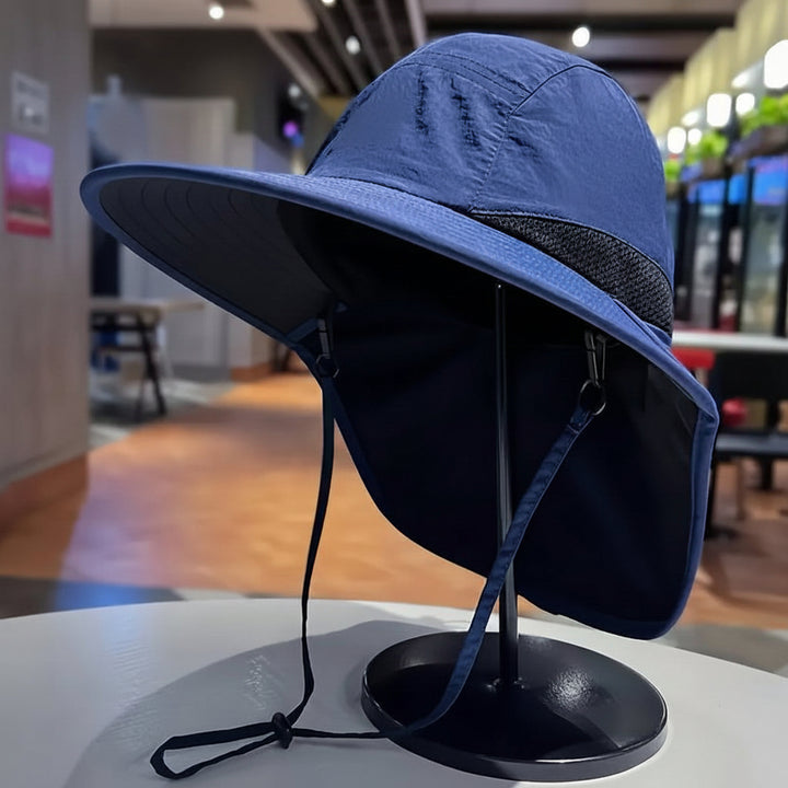 Hiking Sun Hat Wide Brim UV Protection Face Cover Cap