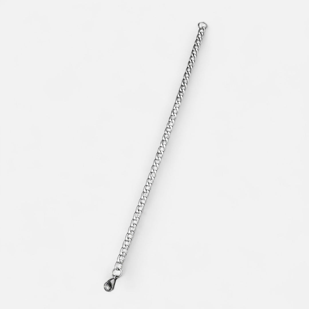 Celzoir | Bracelet Classy Homme en Acier Inoxydable Argenté – Design Minimaliste et Élégance Moderne