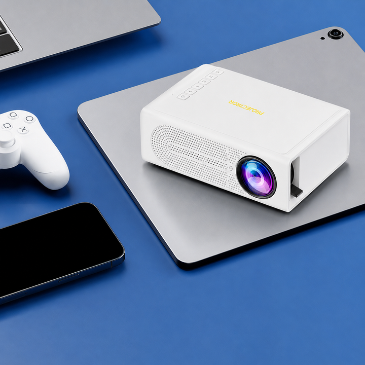 Weltcup Tragbarer Mini-Projektor 3000 Lumen Kompaktes Design