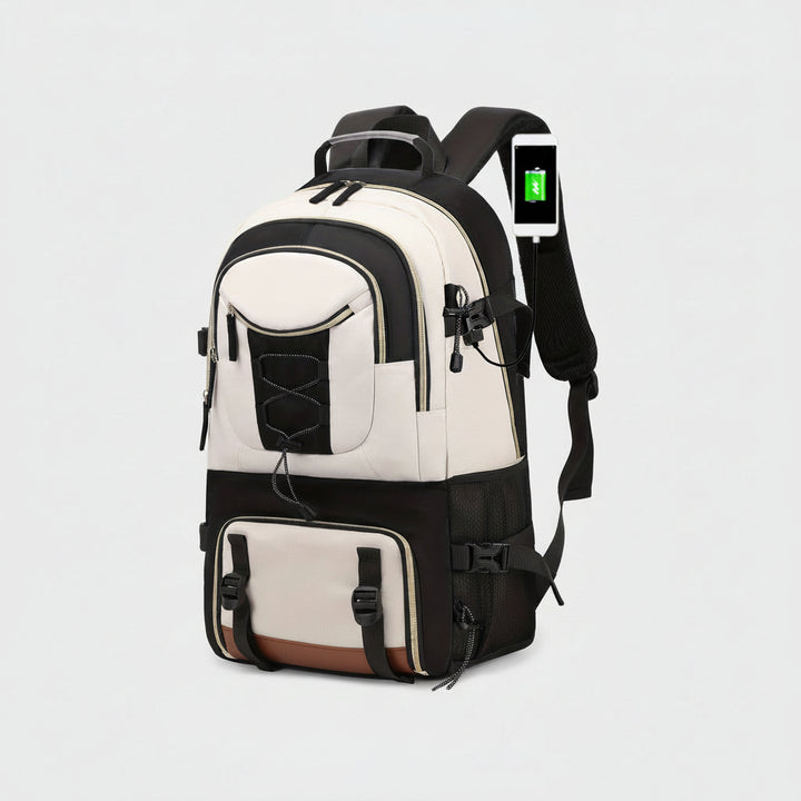 Hiking Backpack USB Charging Adjustable Shoulder Straps