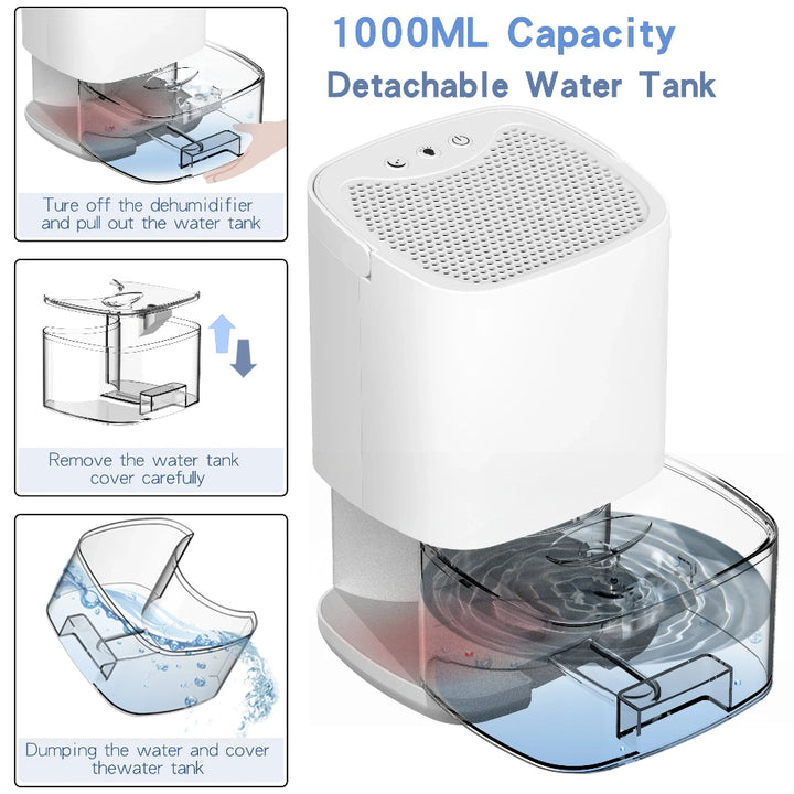 Dehumidifier Portable Compact Home Air Quality - Image 5