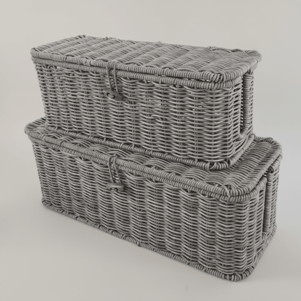 Desk Cable Organizer Cord Organizer Box Storage Bin - Image 1