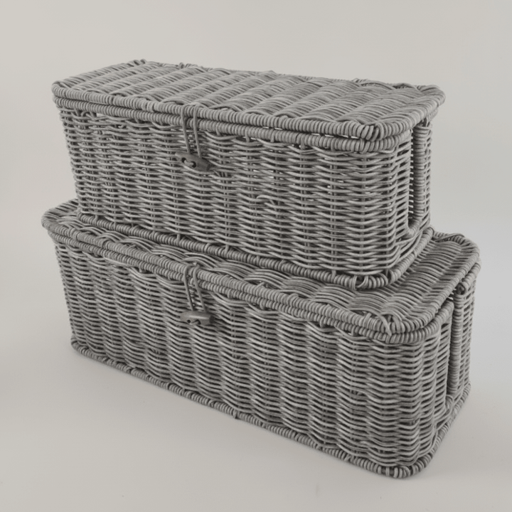 Desk Cable Organizer Cord Organizer Box Storage Bin - Image 1