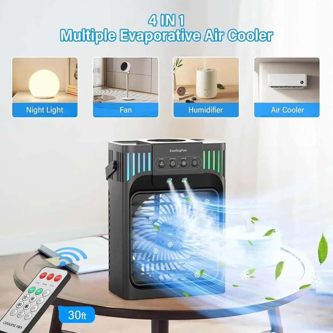 Desktop Mini Portable Air Conditioner Compact Evaporative - Image 2