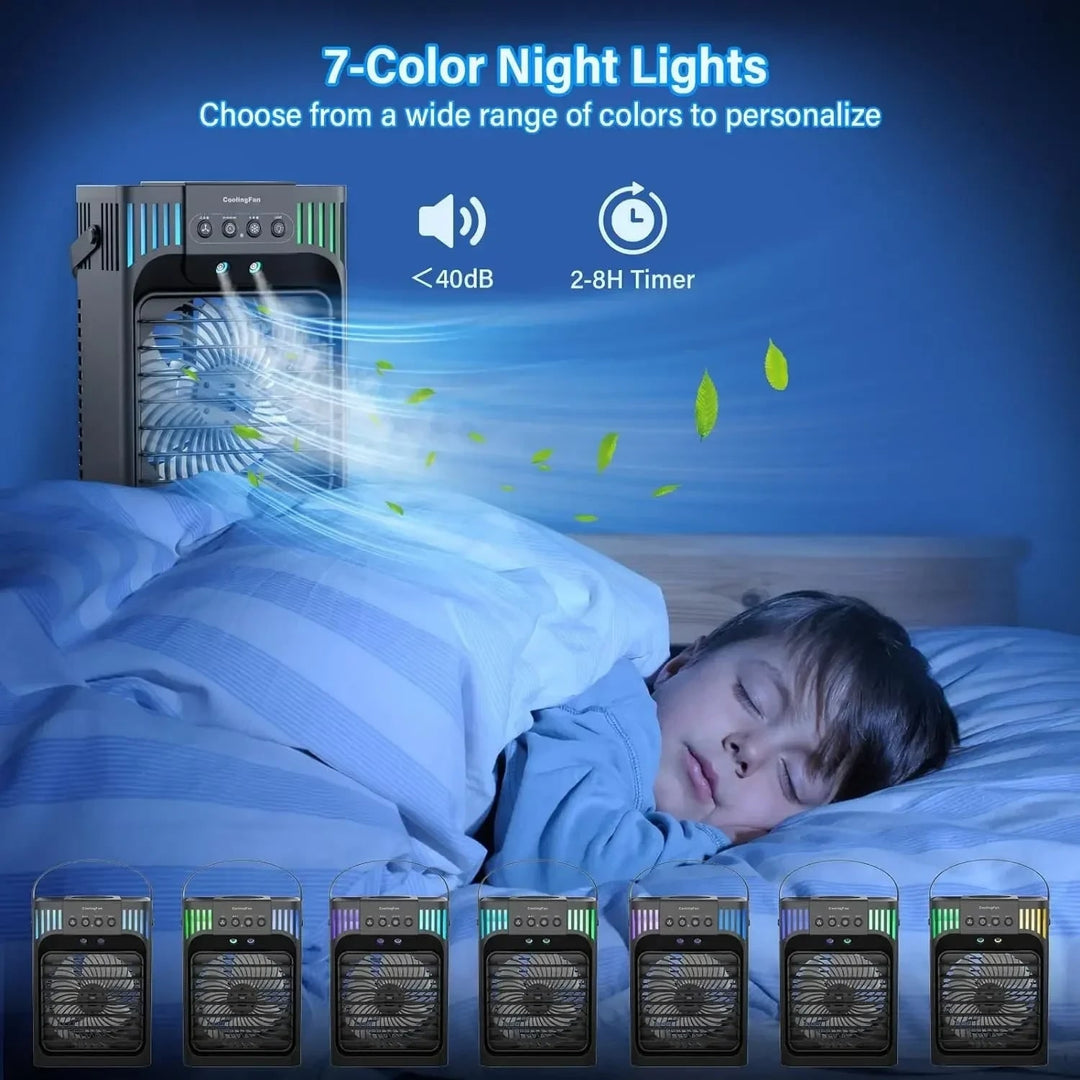 Desktop Mini Portable Air Conditioner Compact Evaporative - Image 5