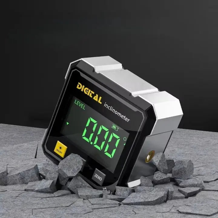 Digital Inclinometer Angle Finder With Laser Level Tool And Backlit Display - Image 6