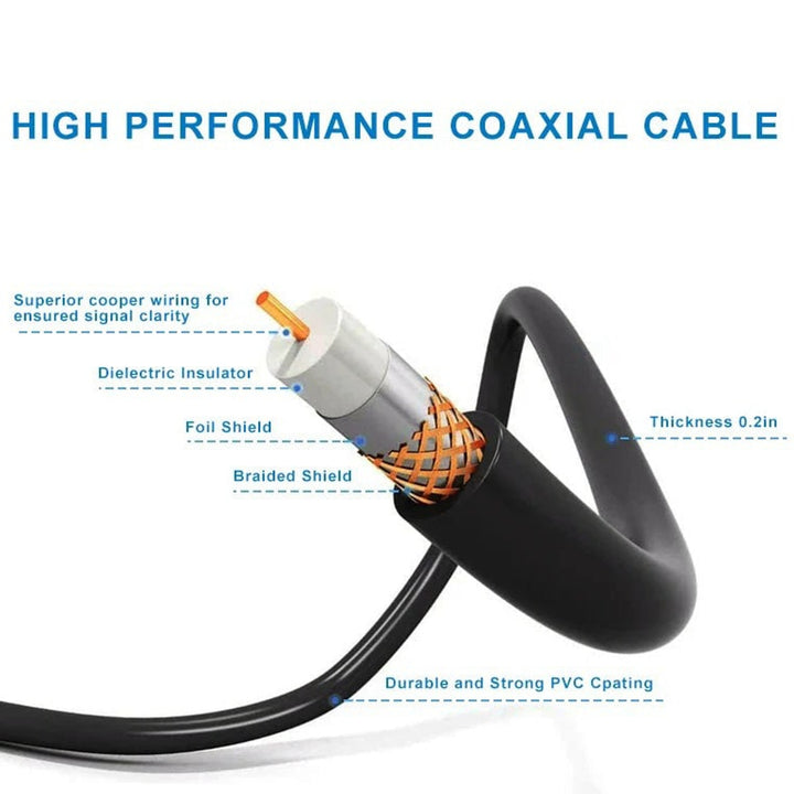 Digital TV Antenna Long Range Motorized Outdoor Amplifier 150 Mile Silver - Image 7