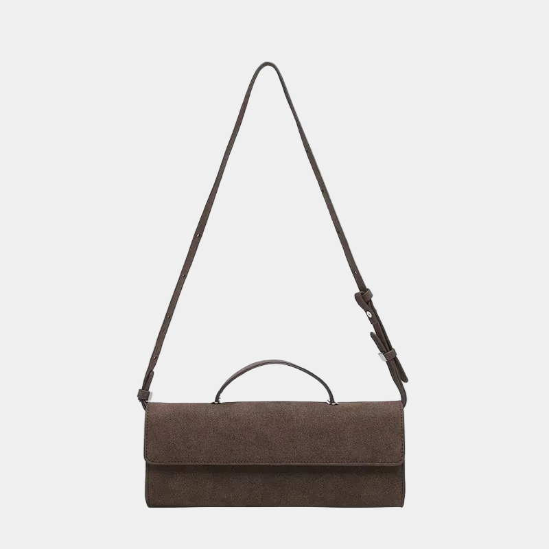 Elegant Moon – Half-Moon Bag in Luxury Suede