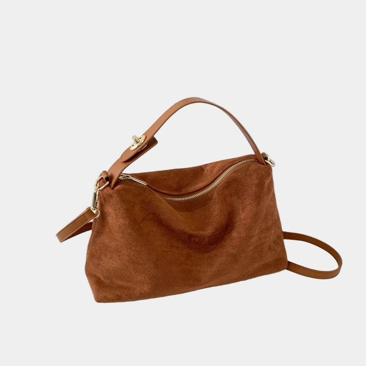 Elegant Moon – Half-Moon Bag in Luxury Suede
