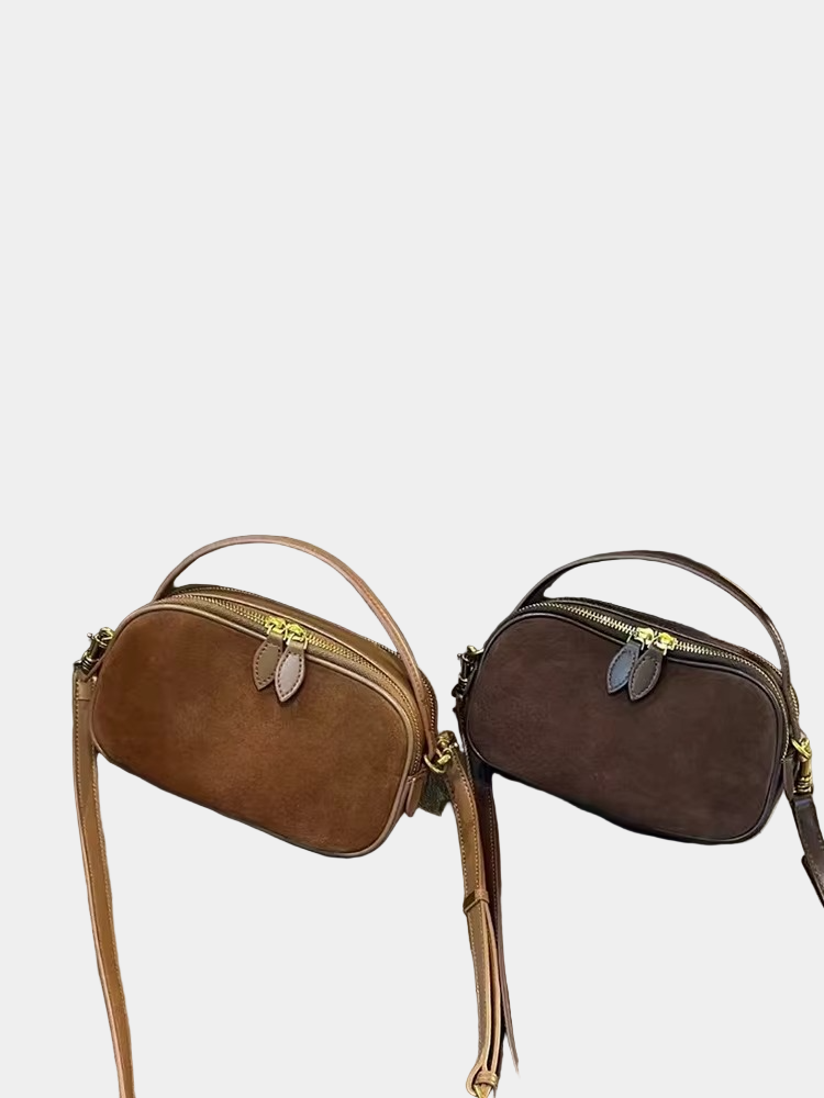 Elegant Moon – Half-Moon Bag in Luxury Suede