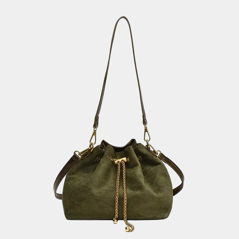 Elegant Moon – Half-Moon Bag in Luxury Suede