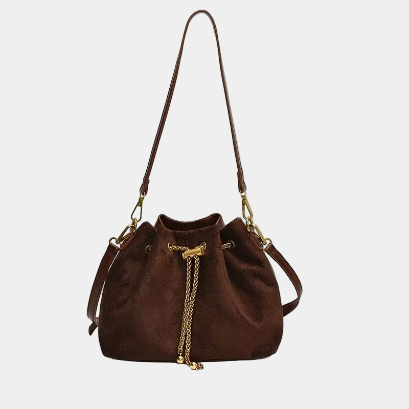 Elegant Moon – Half-Moon Bag in Luxury Suede