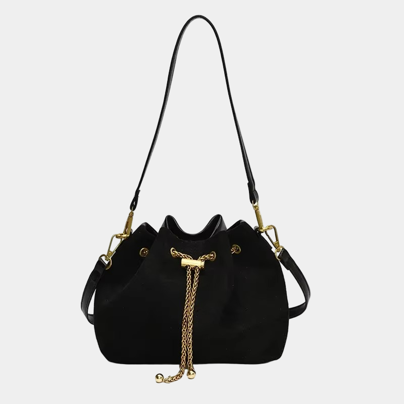 Elegant Moon – Half-Moon Bag in Luxury Suede