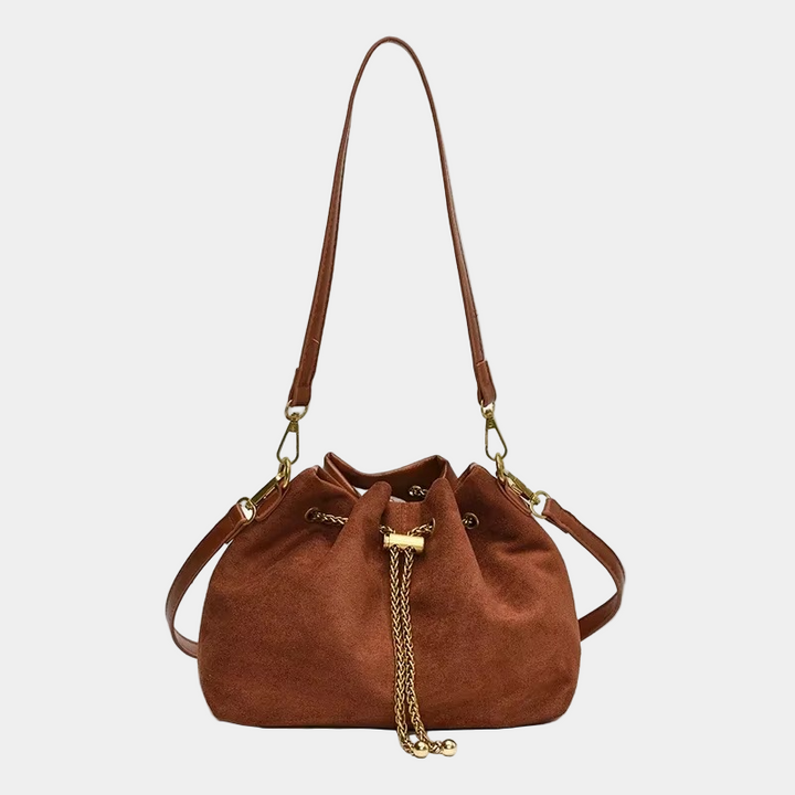 Elegant Moon – Half-Moon Bag in Luxury Suede