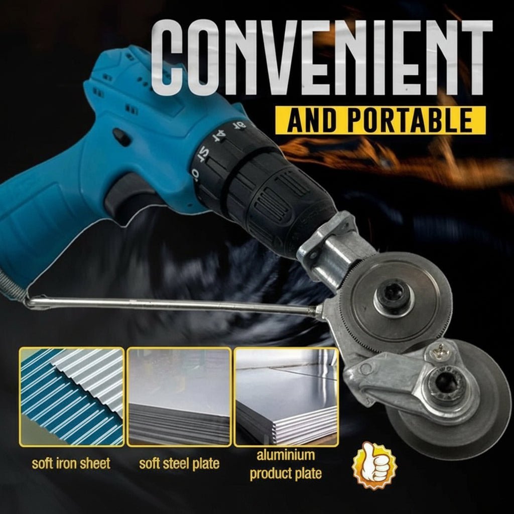 Bohrmaschinenaufsatz Blechschneider Nibbler-Werkzeug