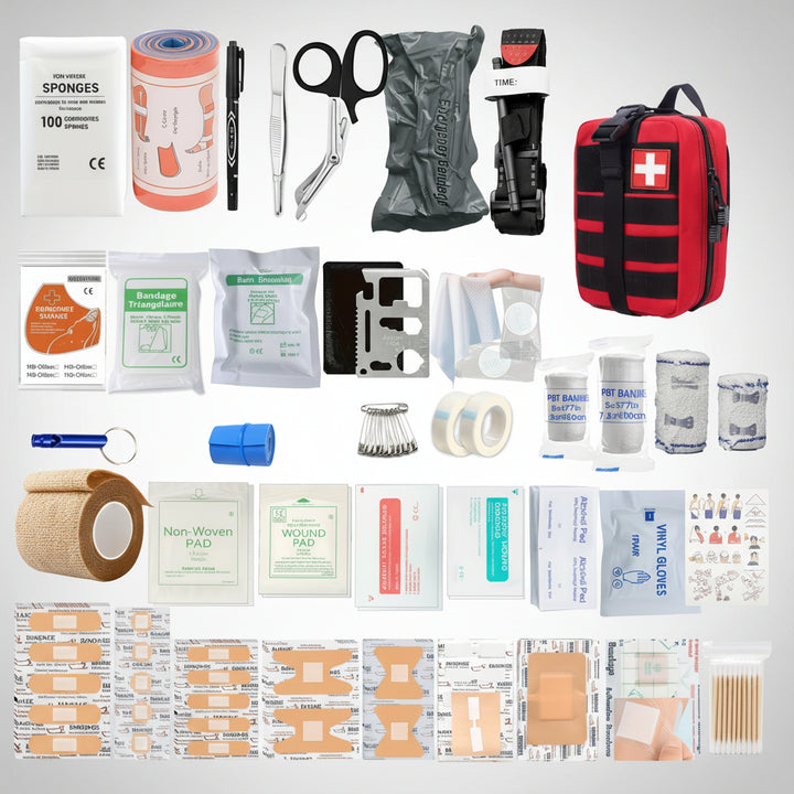 First Aid Kit Portable Emergency Survival Set Medical Supplies
