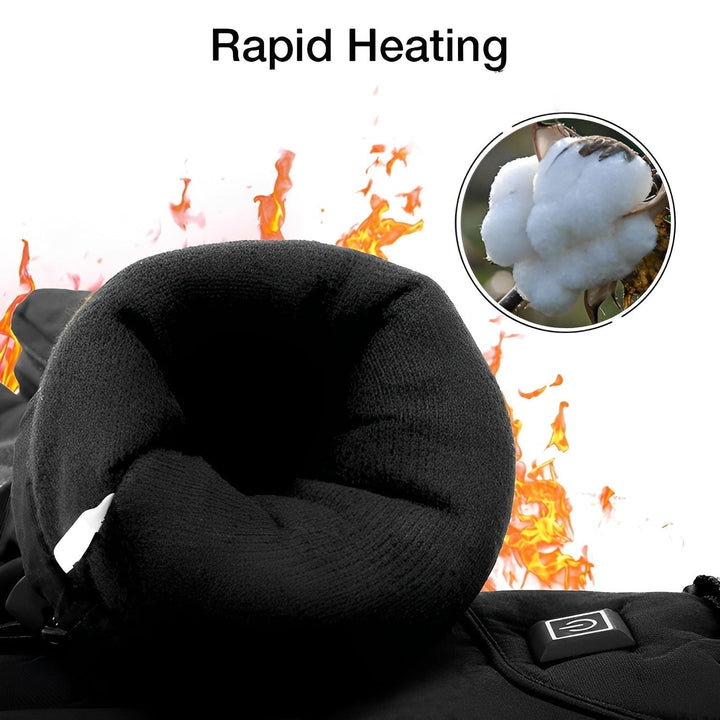 Electric Heated Gloves For Cold Hands With Touchscreen Fingertips And Waterproof Wrist Strap - Image 6