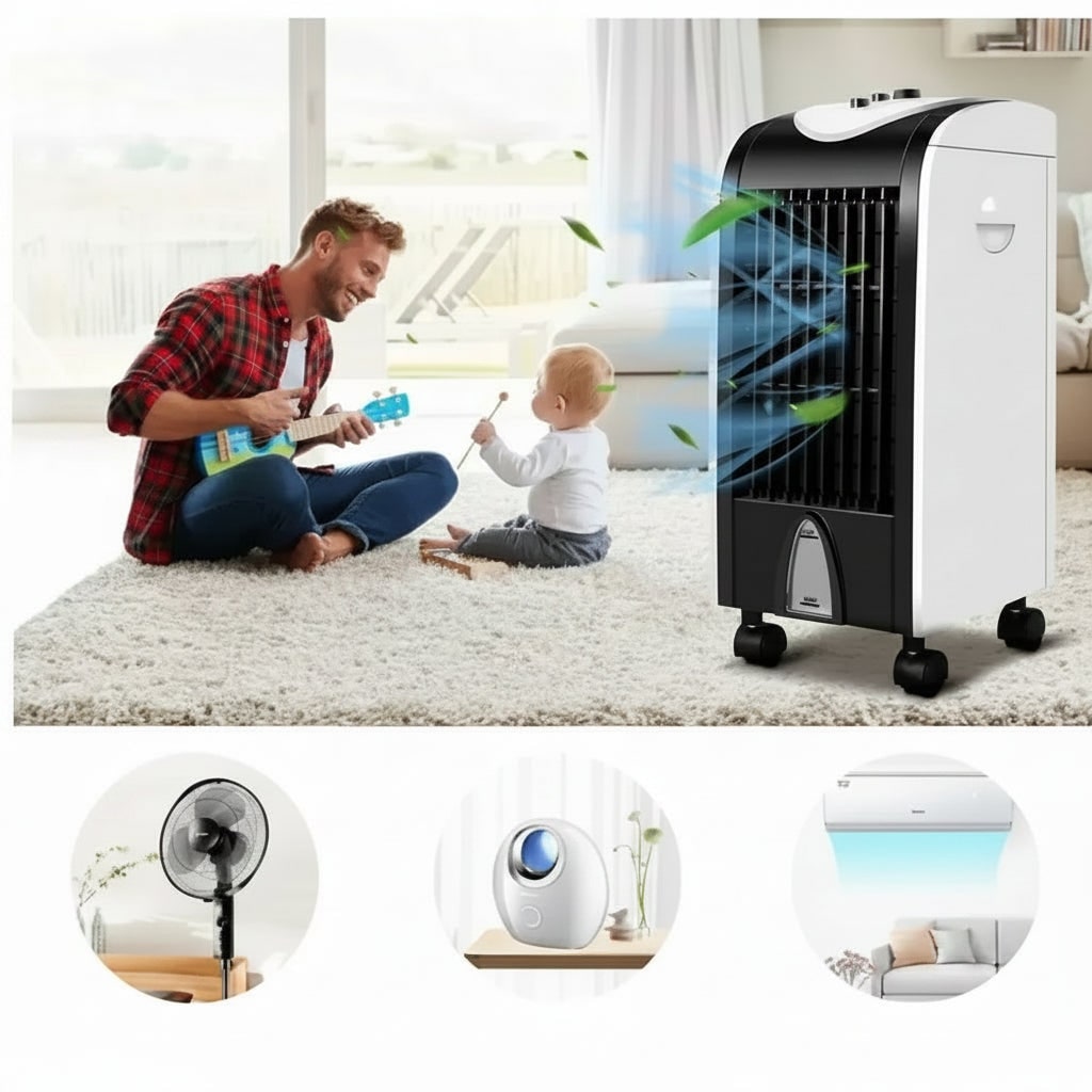 Evaporative Swamp Cooler Quiet Portable Air Conditioner - Image 2