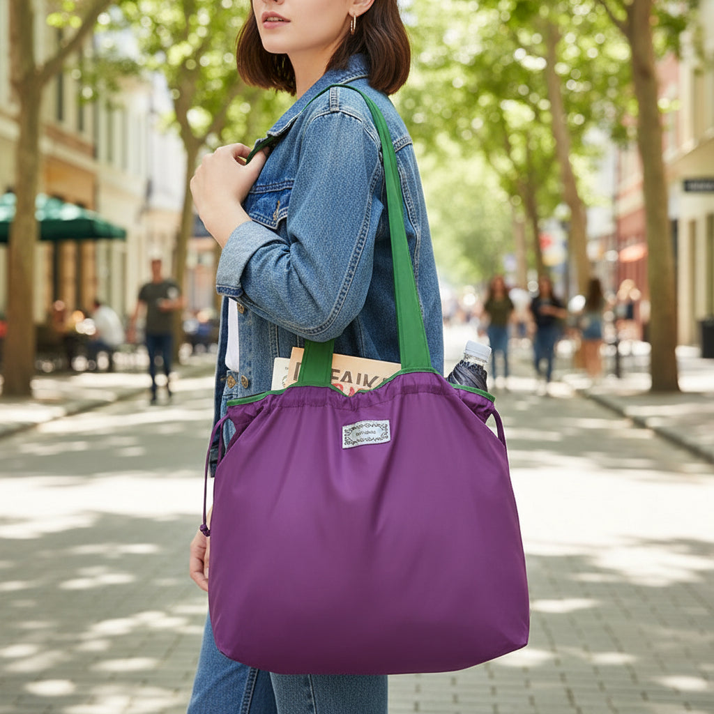 Tote Bag Einkaufstasche Handgelenktasche Rechteckige Wiederverwendbare Tasche Muttertag