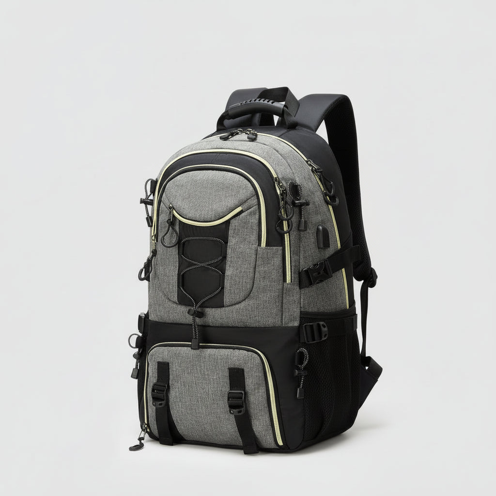 Hiking Backpack USB Charging Adjustable Shoulder Straps