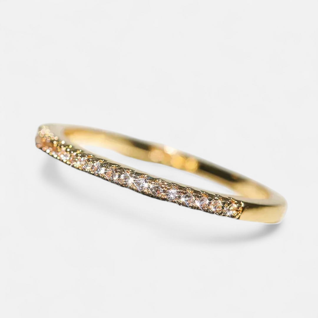 Celzoir | Bague Fine Femme Zircone Éclat Intemporel