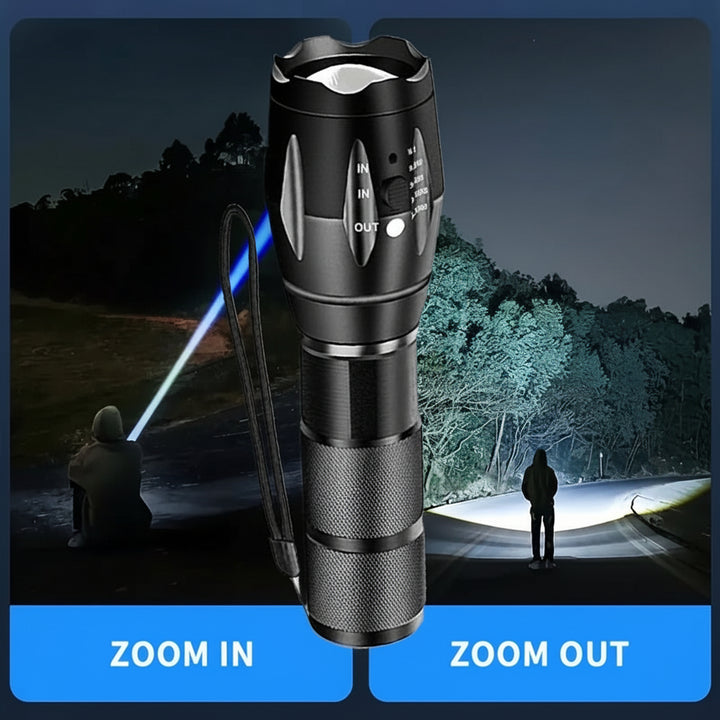 LED Turistická Světlo Voděodolným Hliníkovým Tělem
