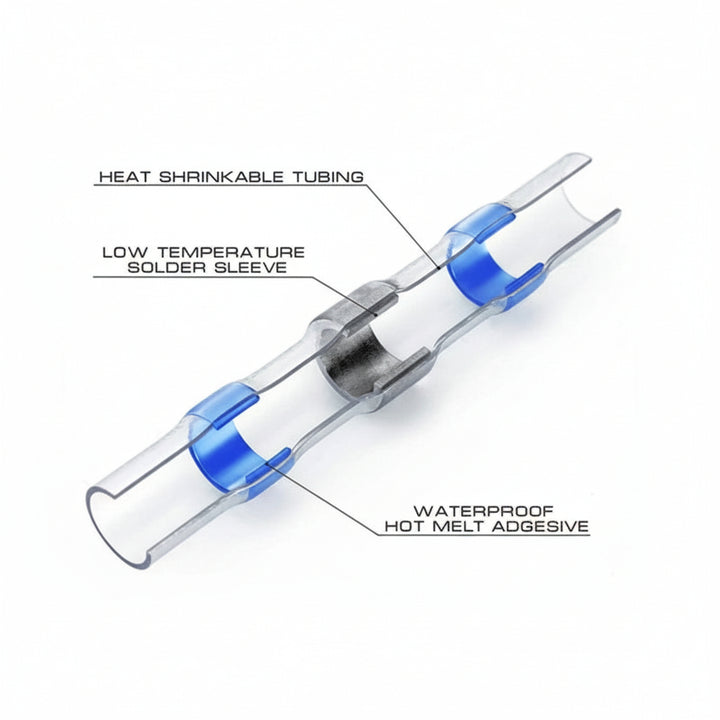 Heat Shrink Wire Connectors Waterproof Solder Seal Electrical Kit