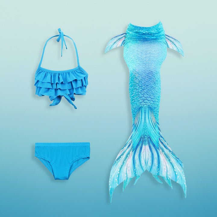 Girls Swimwear Mermaid Costume Fun Swim Set - Image 11
