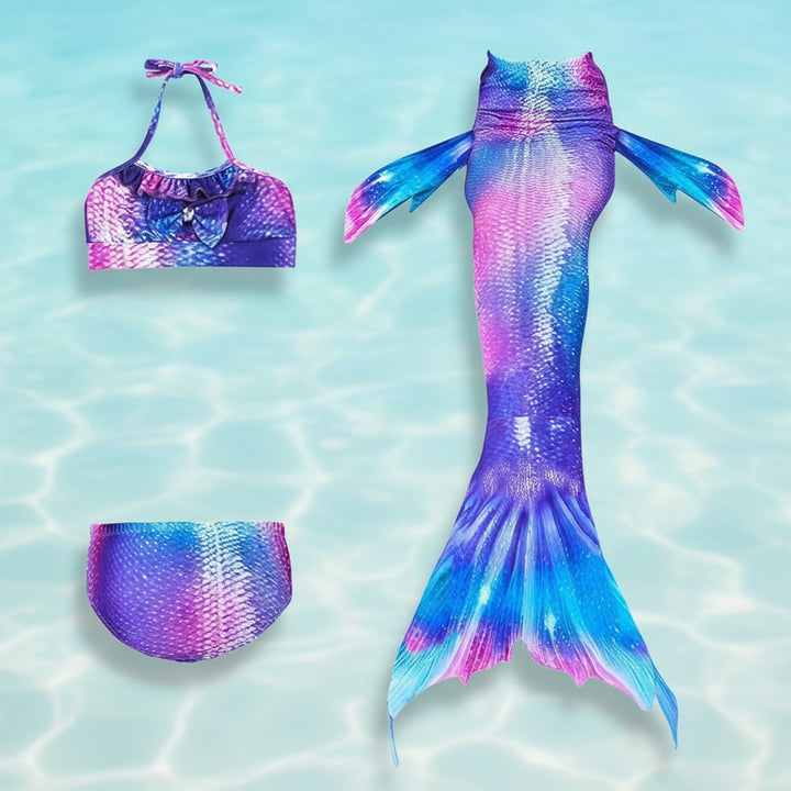 Girls Swimwear Mermaid Costume Fun Swim Set - Image 5