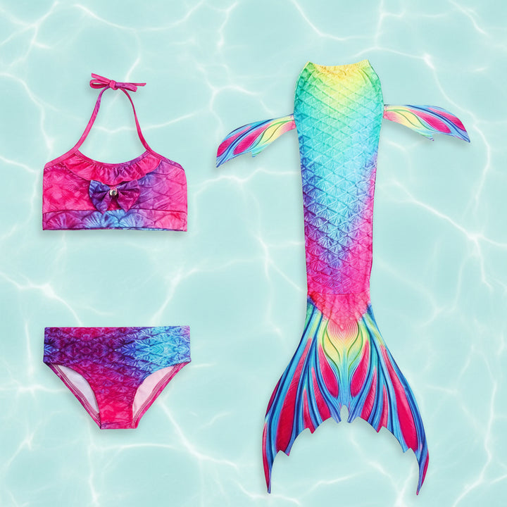 Girls Swimwear Mermaid Costume Fun Swim Set - Image 6