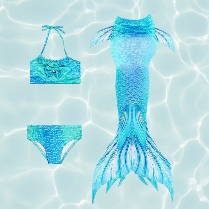 Girls Swimwear Mermaid Costume Fun Swim Set - Image 8