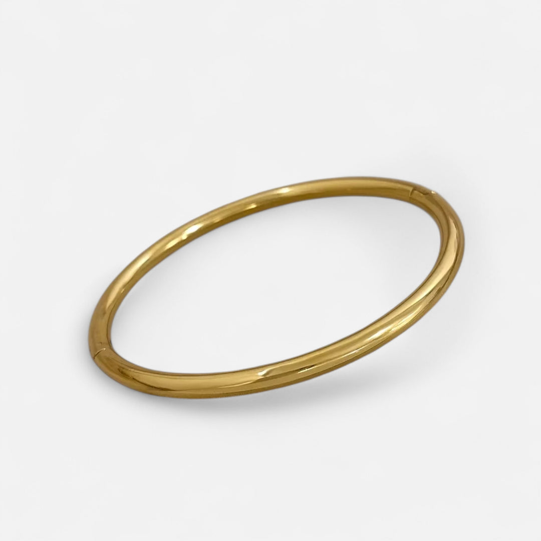 Celzoir | Bracelet Cuff Rond Minimaliste Doré