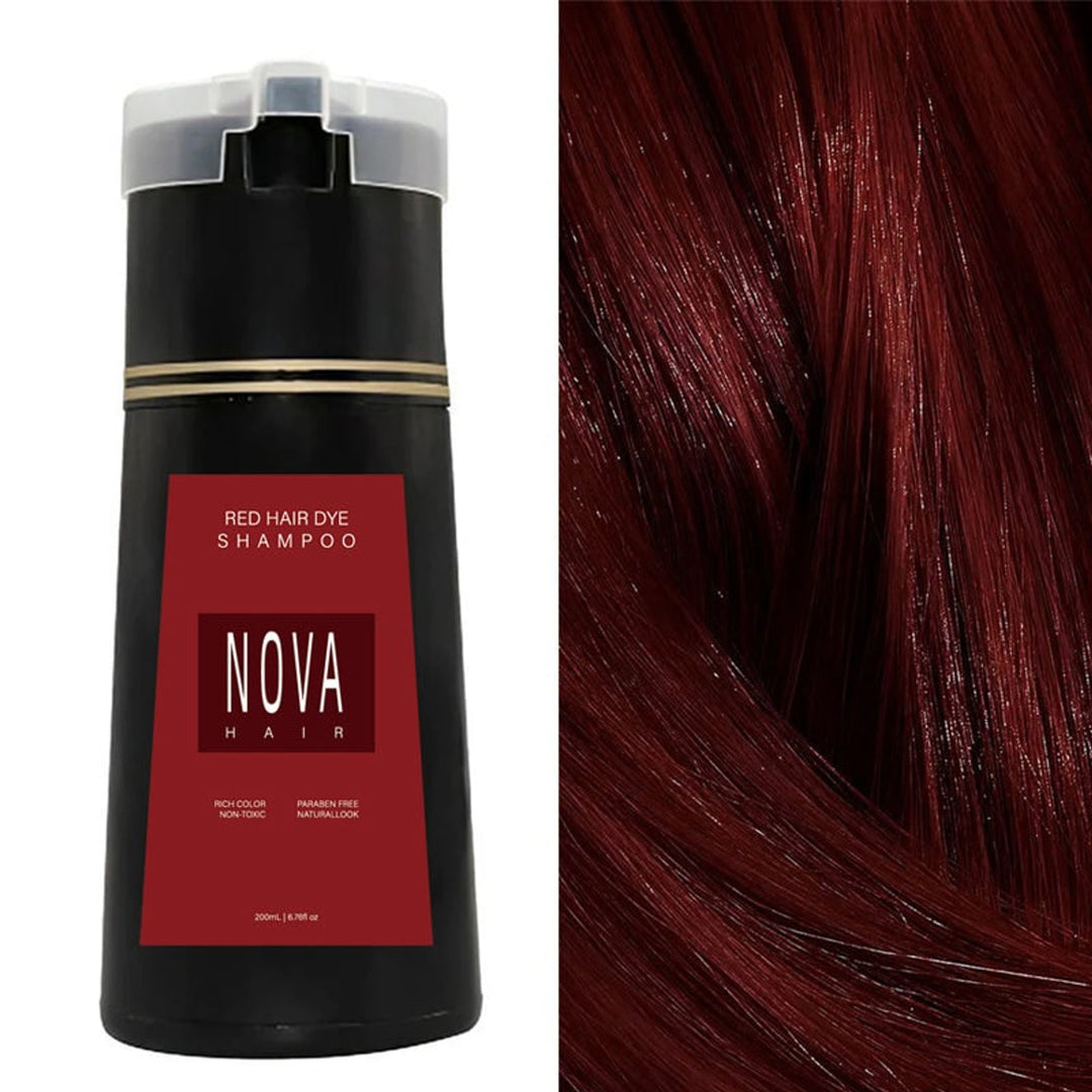 Hair Dye Shampoo Ammonia Free Permanent Coloring For Coverage Pump Bottle - Image 14