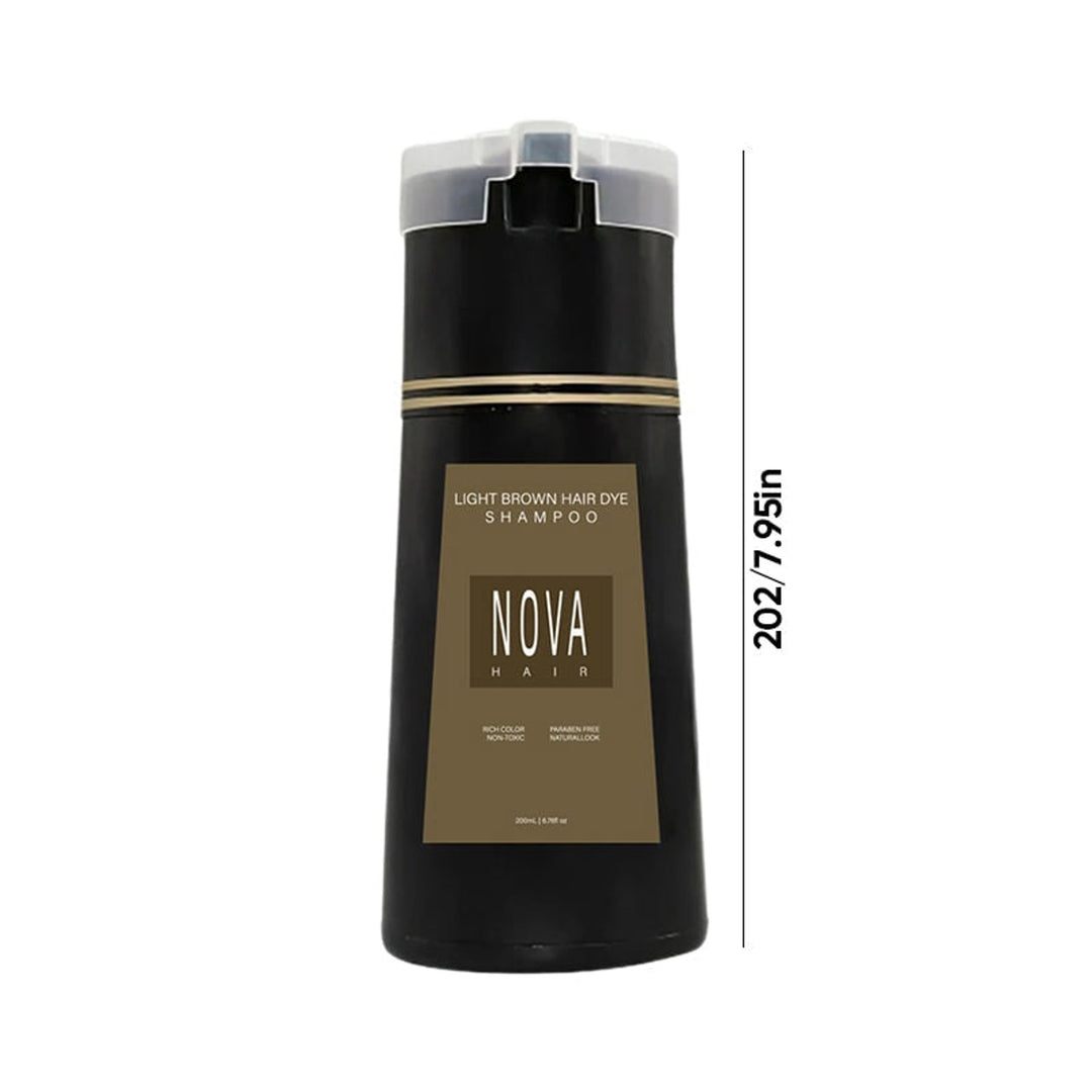 Hair Dye Shampoo Ammonia Free Permanent Coloring For Coverage Pump Bottle - Image 11