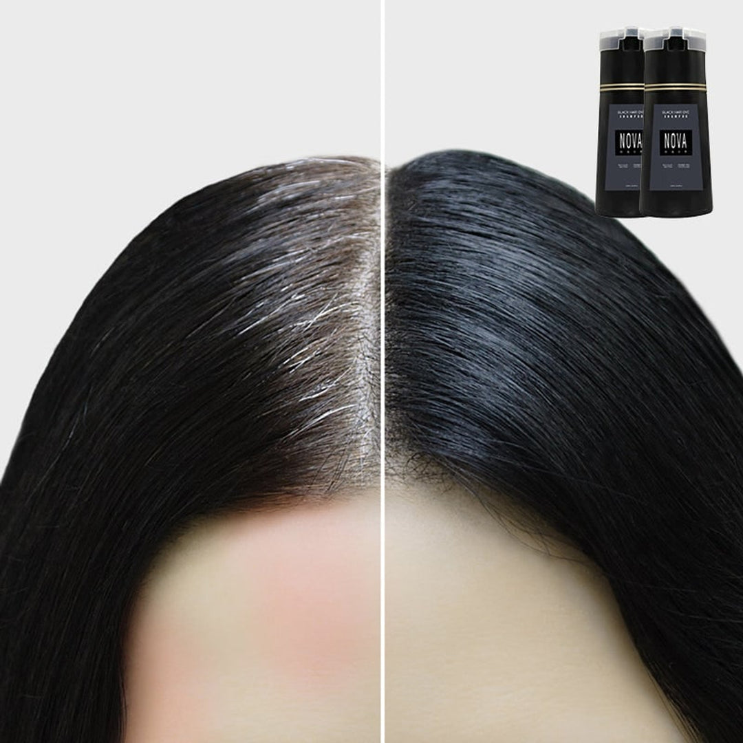 Hair Dye Shampoo Ammonia Free Permanent Coloring For Coverage Pump Bottle - Image 6